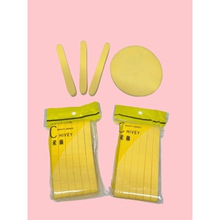 Bông Mút Rửa Mặt Bọt Biển Chivey 12 Miếng