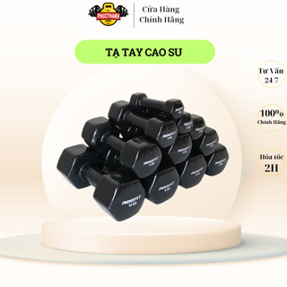 Tạ Tay Bọc Cao Su 7kg - Thiết Kế Cạnh Vuông Chống Lăn, Dụng Cụ Tập Gym Tại Nhà ( 1 cục )