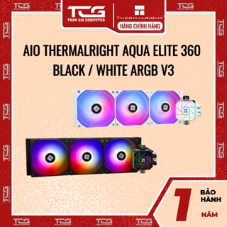 Tản Nhiệt Nước AIO Thermalright Aqua Elite 360/240 Black/White ARGB V3 - Bảo Hành 12 Tháng