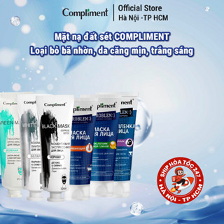 Mặt Nạ Đất Sét Compliment AHA Acid 80ml, giúp loại bỏ bã nhờn, da căng mịn, trắng sáng