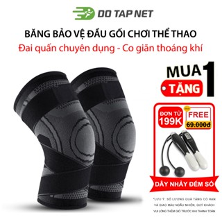 Đai Quấn Bảo Vệ Đầu Gối, Bó Gối Thoáng Khí, Đai Bảo Vệ Khớp Gối, Chơi Thể Thao, Vận Động