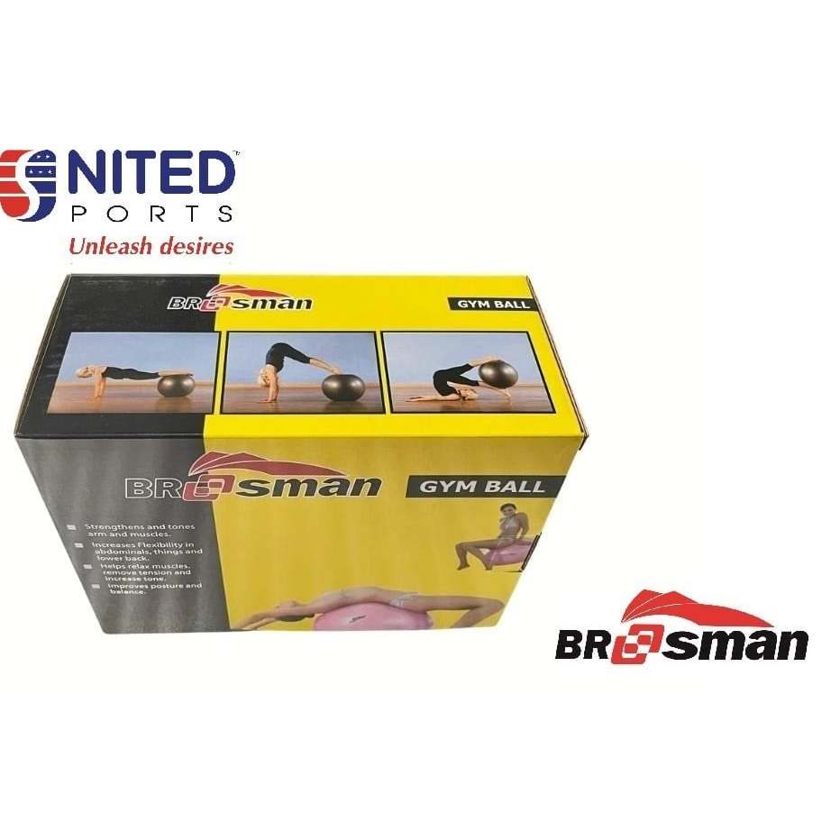 BÓNG YOGA BROSMAN CAO CẤP  65CM, 75CM, 85CM, MASSAGE 65CM