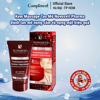 Kem Massage Tan Mỡ Vùng Cổ Nọng Cằm Novosvit Pharma 50ml Nga