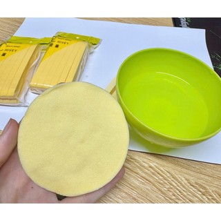 Bông Mút Rửa Mặt Bọt Biển Chivey 12 Miếng