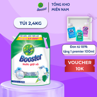 Nước Giặt Booster Chính Hãng Hương Nắng Xuân 2.4kg Chuyên Dùng Cho Máy Giặt Cửa Ngang, Cửa Trên