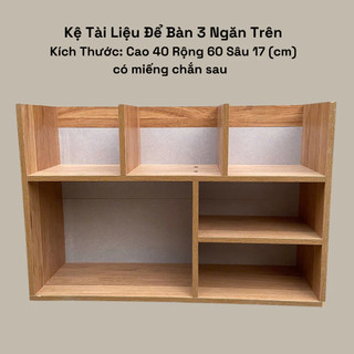 Kệ Sách Để Bàn Mini 6 Ngăn Gỗ MDF