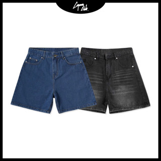 Quần short jean nam phom rộng CAPMAN CLUB, short đùi cao trên gối trẻ trung, thoải mái