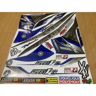 Tem exciter 135 - 50 LC v6 xanh đen