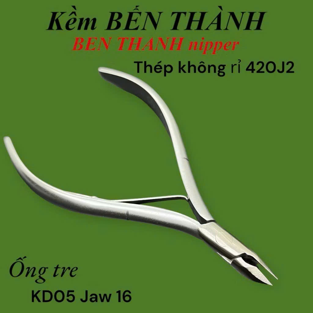 Kềm Cắt Da Inox KD03/KD04/KD05 INOX Thép Không Gỉ Lưỡi Kềm 16 , Chính Hãng Kềm Bến Thành