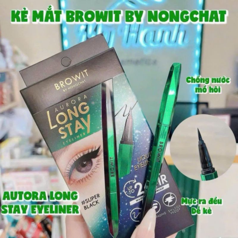 Bút kẻ mắt Browit Aurora Long Stay Eyeliner Thái Lan