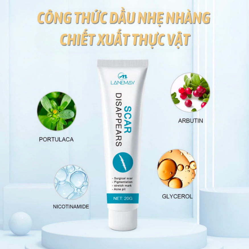 Gel mờ sẹo giảm thâm SCAR DISAPPEARS - Làm Mờ Sẹo Thâm, Sẹo Lồi Sẹo Mổ ,Hỗ Trợ Giảm Sẹo Thâm Giúp Da Mềm Mịn