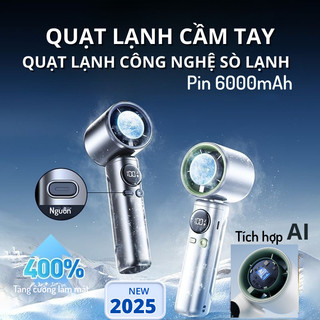  Quạt cầm tay SONGNGAN S026 làm mát như điều hòa quạt mini cầm tay turbo siêu mát 