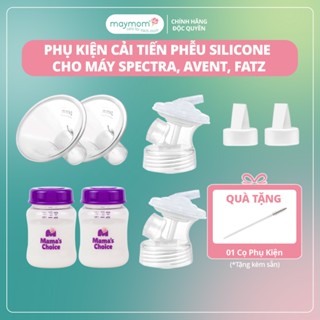 Phụ Kiện Hút Sữa Cải Tiến Thương hiệu Maymom Cho Máy Spectra, Avent, Fazt, Rozabi, Size Phễu 10-32mm