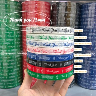   Có sẵn  Băng keo dán nắp ly băng keo thank you băng keo giá sỉ 