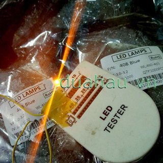 [1.000 bóng led VÀNG] Led lùn đầu dù 5mm bóng trong
