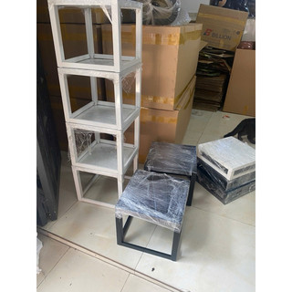 Bục sắt manocanh đứng có bánh xe (kèm cây ti)