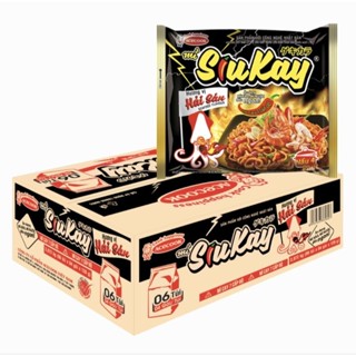 [THÙNG 24 GÓI] Mì SIUKAY Cay Vị Hải Sản/Bò/Gà - Mì Siêu Cay