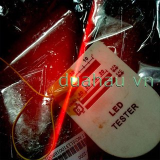 [100 bóng led] Led lùn 5mm bóng trong - màu Đỏ