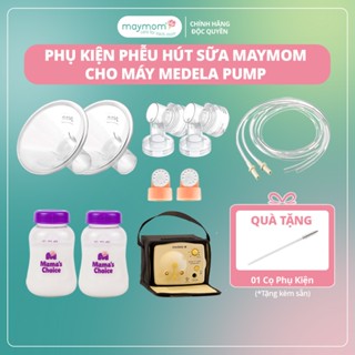 Bộ Phụ Kiện Máy Hút Sữa Medela Pump In Style Advanced, Thương Hiệu Maymom, Phễu Size Từ 10-32mm