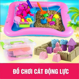 Bộ đồ chơi cát động lực kèm khuôn TAKACOL cho bé  như hình, phao lớn 40*60cm, hàng Việt Nam không dính tay, không ra màu