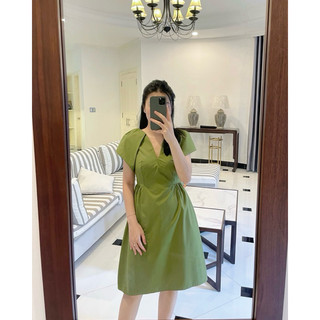 Macalla dress / Váy xoè dáng ngắn tay phồng