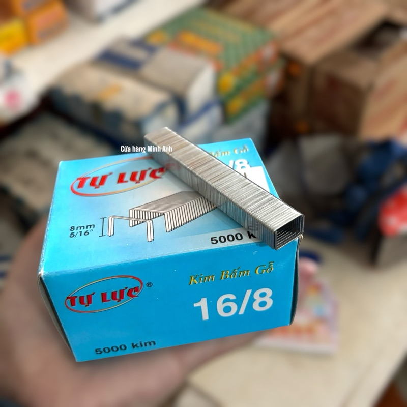 Ghim bấm gỗ, kim bấm gỗ chuyên dụng dùng đóng tranh bấm gỗ trồng lan Tự Lực 16/8