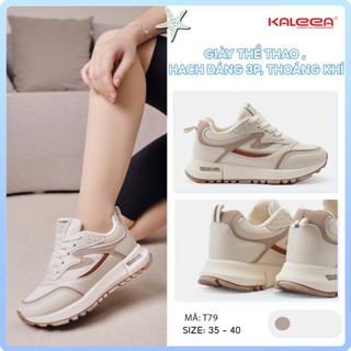 Kaleea T79 - Giày Thể Thao Nữ Đi Êm Chân phối màu sang trọng Sneaker đế cao 3p (LẤY TĂNG SIZE)