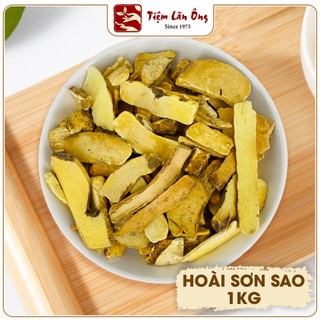  Hoài sơn sao thơm 1kg củ mài không tẩm đường vàng đẹp dùng pha trà nấu canh tốt cho sức khoẻ 