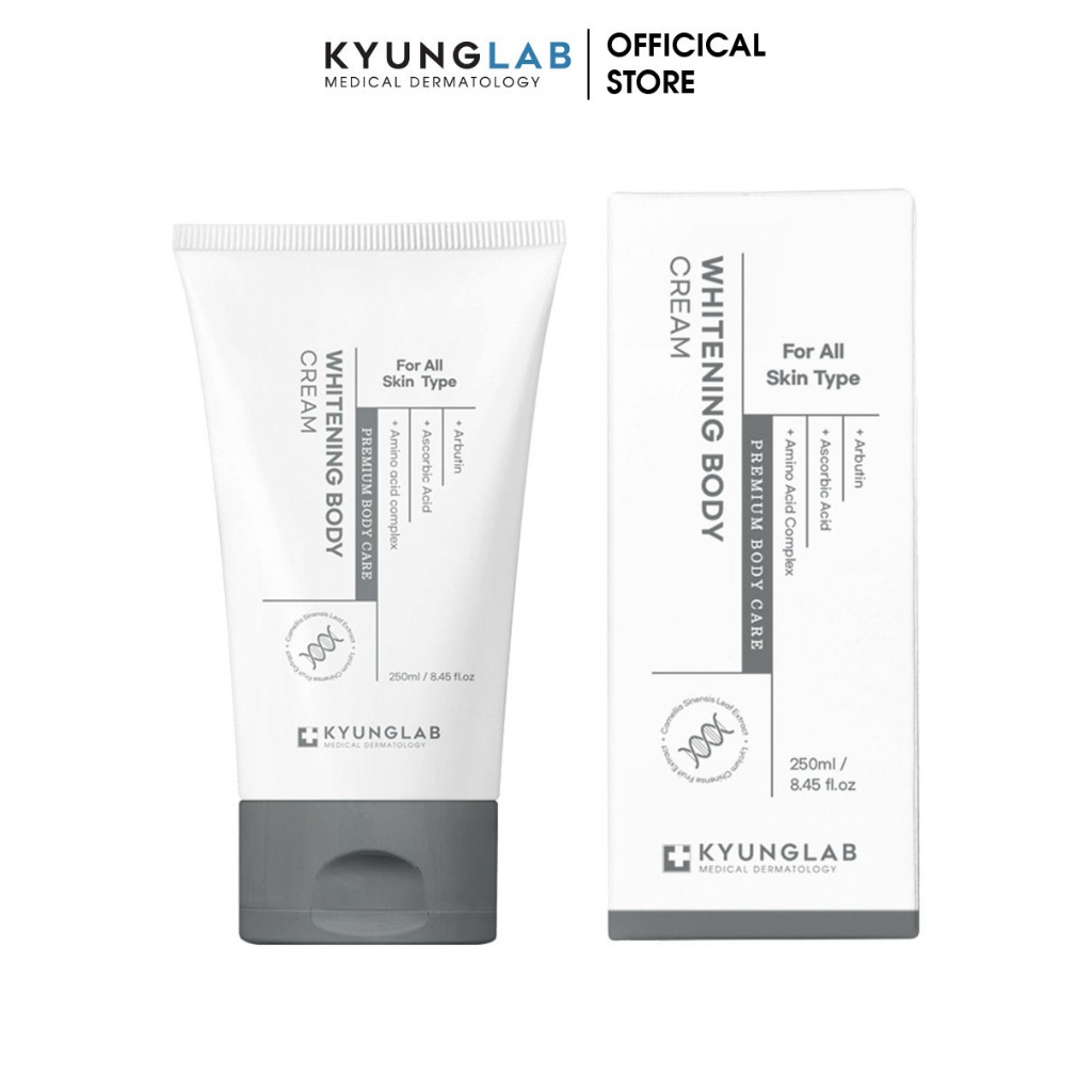 Kem nâng tone body và dưỡng trắng da body KyungLab Whitening Body Cream 250ml