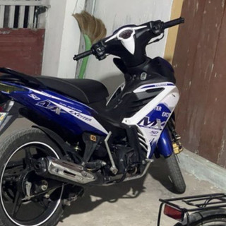 Tem exciter 135 - 50 MX xanh trắng