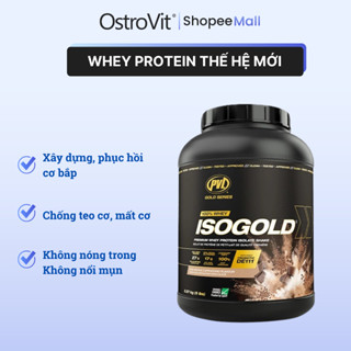 Sữa tăng cơ PVL ISO Gold Premium Isolate 100% Whey Protein Powder with Probiotic, 5Lbs, Canada
