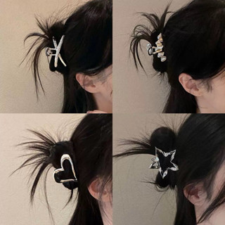 Kẹp tóc kim loại bạc vàng thời trang dành cho nữ Loli