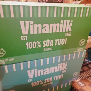 Thùng sữa tươi lít Vinamilk (12 hộp *1 lít)