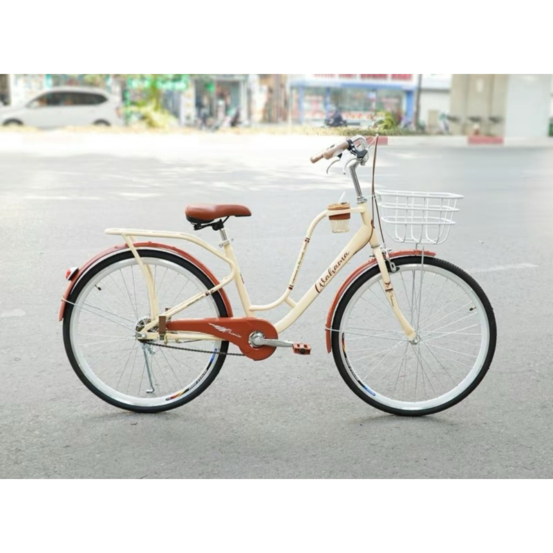Xe đạp mini nữ Wahama Phoenix 24/26(Tặng đệm yên +bình nước+lục giác)