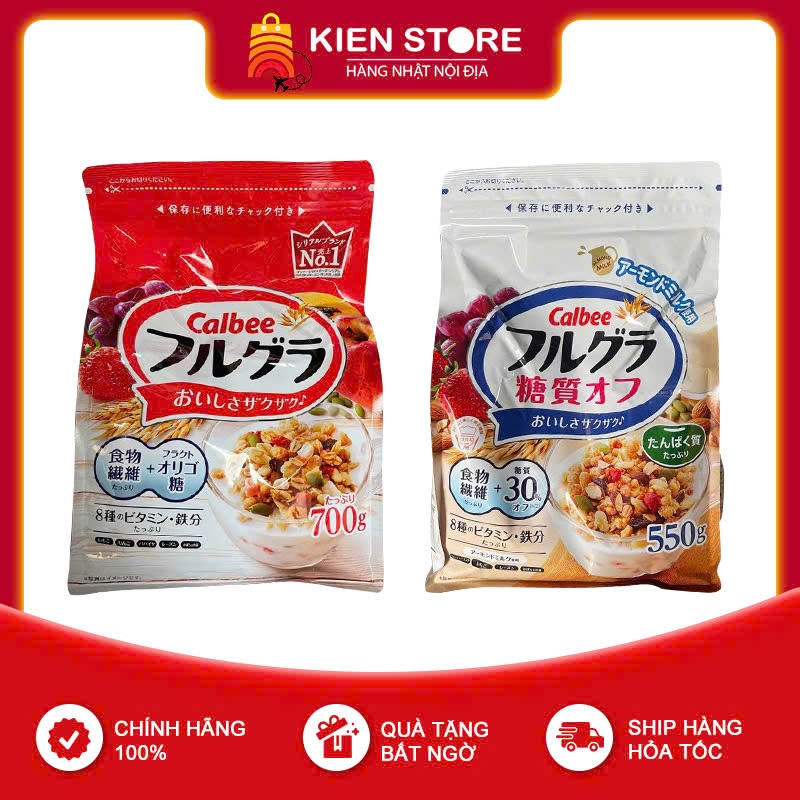 【DATE T3.2026 - MẪU NỘI ĐỊA Ngũ cốc Calbee Nhật Bản