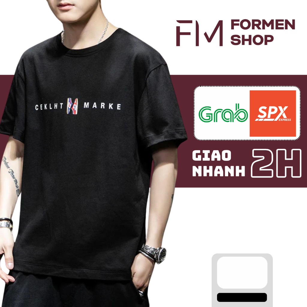 ÁO THUN NAM CỔ TRÒN Oversize Marke - FORMEN SHOP- FMPS256