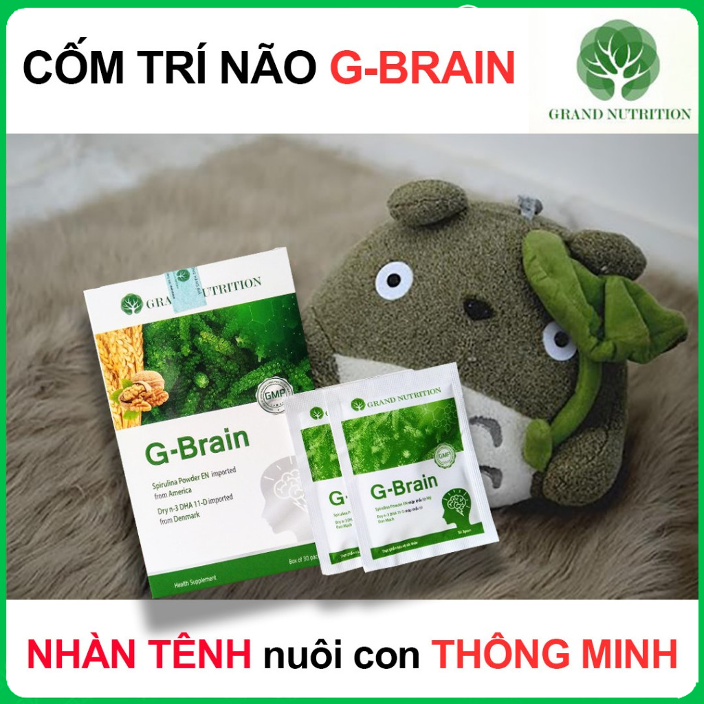 Cốm Trí Não G Brain Hộp 30 Gói Chính Hãng
