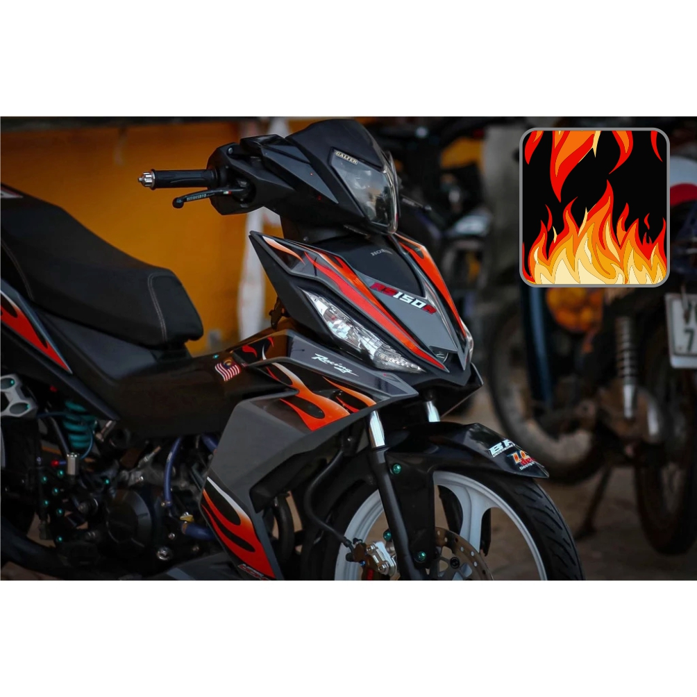 Tem rời Winner V1 lửa cam xám đen HOT 2025