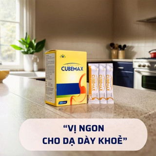 Gel bảo vệ dạ dày cubemax giúp giảm đau dạ dày, tá tràng, cắt cơn trào ngược dạ dày, giảm ợ chua, đầy bụng, khó tiêu