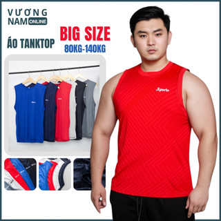  Áo BIG SIZE ba lỗ tanktop nam sát nách kiếu dáng thể thao vải thun lạnh vân VNO70 