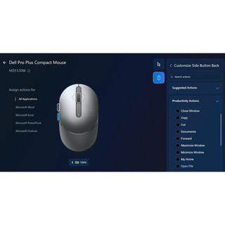 Chuột Dell Bluetooth MS5120W Pin 3 Năm 4000 DPI - Chính hãng