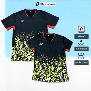 Áo cầu lông Japan, quần áo YONEX thi đấu cầu lông chuyên nghiệp chất liệu cao cấp (1051 đen)