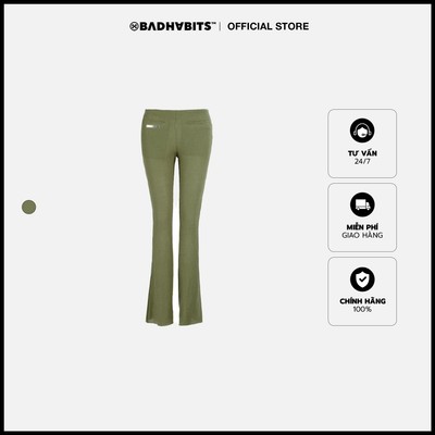 Quần Nữ - Flared Trouser Moss - Local Brand Chính Hãng