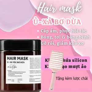 Dầu xả Sữa Dừa phục hồi nuôi dưỡng tóc @beautywithHan kem ủ xả đậm đặc phục hồi tóc hư tổn cấp ẩm