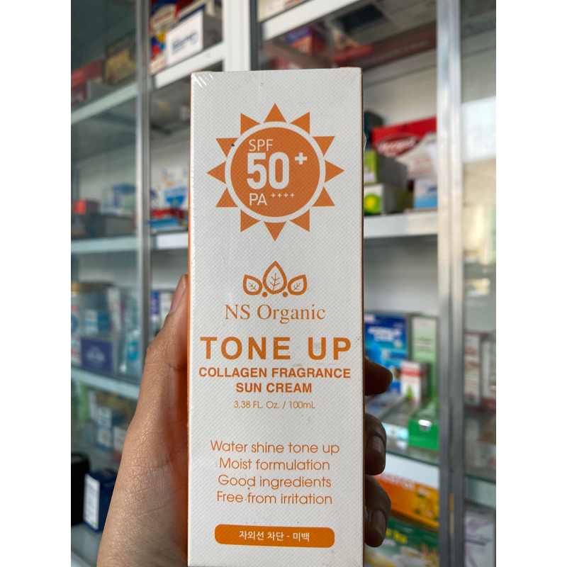 Kem chống nắng  NS organic Tone up colllagen fragrance sun cream
