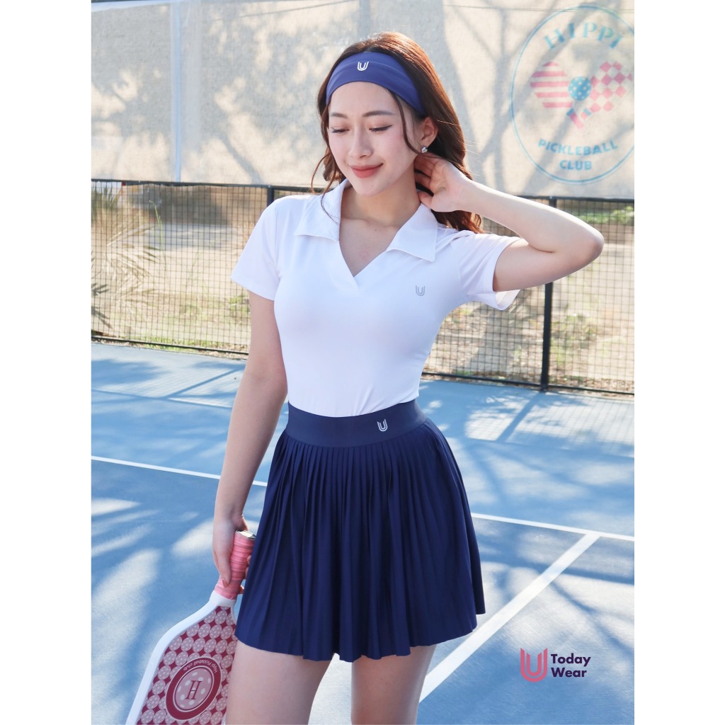 [TẶNG 1 TẤT] Chân váy ngắn xếp ly thể thao Meli Skirt Today U Wear may sẵn quần bảo hộ thoải mái chơi tennis pickleball | BigBuy360 - bigbuy360.vn