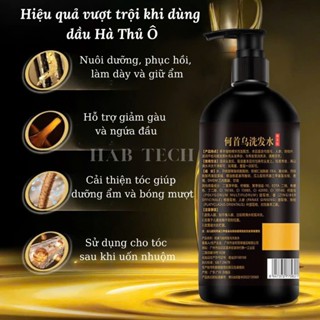 Dầu Gội, Dầu Xả Dưỡng Sinh Hà Thủ Ô Linh Chi , Thơm Mượt, Giảm Gãy Rụng Tóc (Chai 500ml)