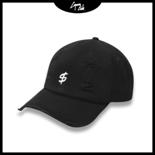 Mũ lưỡi trai jean wash rách màu đen CAPMAN CLUB CM20