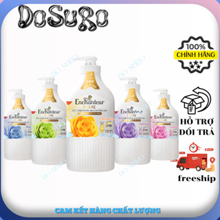 Sữa tắm hương nước hoa dưỡng da thơm mịn Enchanteur Deluxe 650gr (5 mùi)