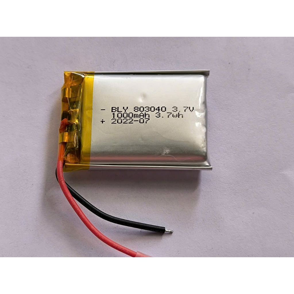 Pin tép 3.7V 1000mAh 803040 dùng cho loa Bluetooth, Định vị GPS, Camera hành trình